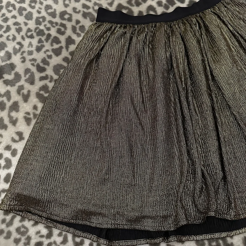GapKids Shiny Metallic Skirt in Gold Size 12 Regular Girls